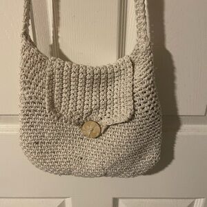 Handcrafted Cream Crochet Bag